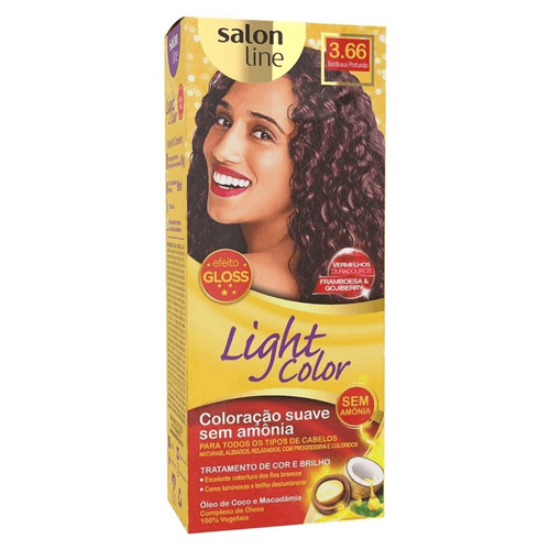 Salon Line Light Color 3.66 Bordeaux Profundo Salon Line Light Color 3.66 Bordeaux Profundo