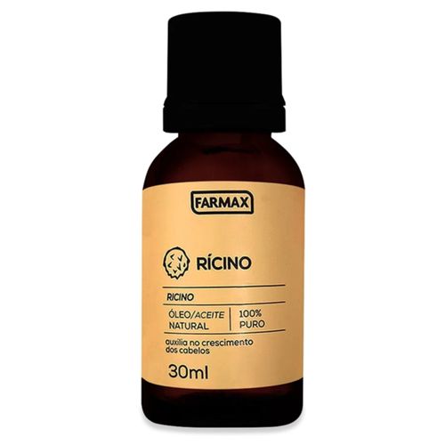 Oleo Ricino Puro Farmax 30ml
