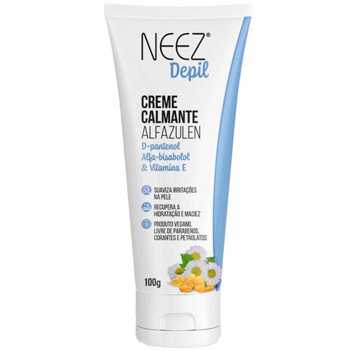 Neez Creme Calmante Alfazulen 100g Vegano Neez Creme Calmante Alfazulen 100g Vegano