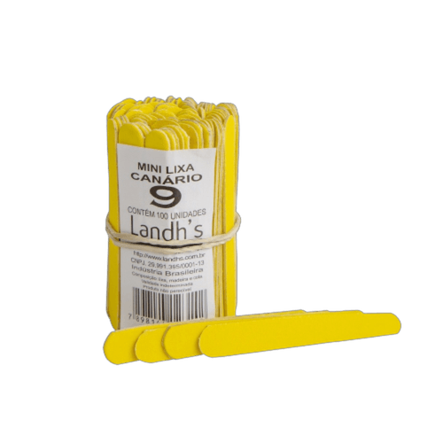 Landhs Mini Lixa Mostrada c/ 100 Unidades