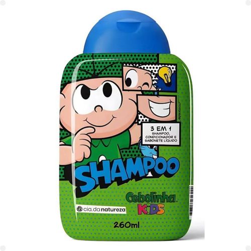 Shampoo 3 em 1 Turma da Mônica Kids Cebolinha 260ml