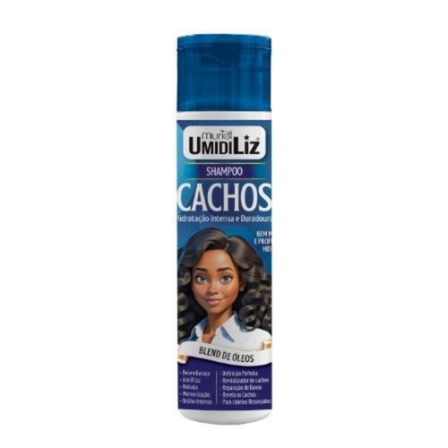 Shampoo Cachos Muriel Umidiliz Blend Óleos 300ml Shampoo Cachos Muriel Umidiliz Blend Óleos 300ml