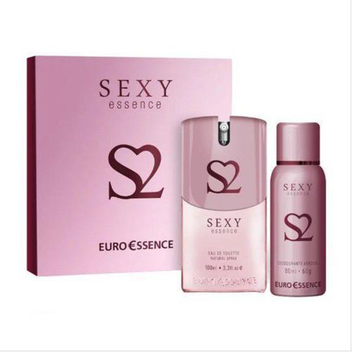 Kit Perfume100ml + Desodorante Aero 80ml Sexy Euro Essense Kit Perfume100ml + Desodorante Aero 80ml Sexy Euro Essense