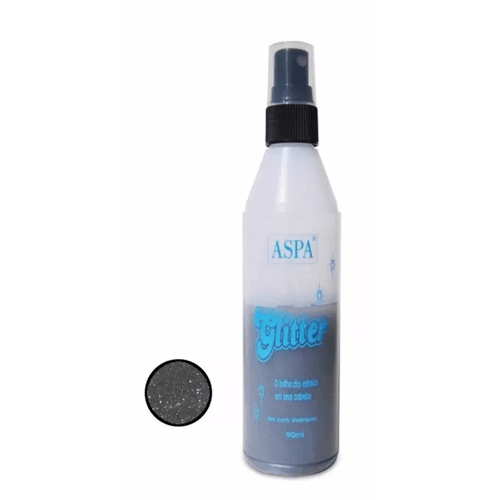 Maquiagem Cabelo Aspa Glitter Bombinha Prata Spray 90ml Maquiagem Cabelo Aspa Glitter Bombinha Prata Spray 90ml