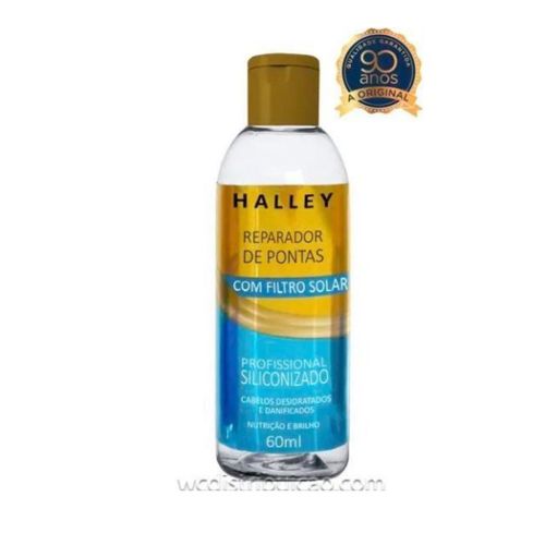 Reparador De Pontas Halley 60ml Profissional Siliconizado