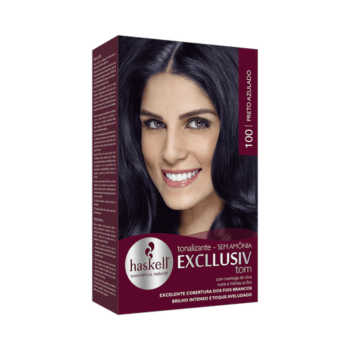 Tonalizante 100 Preto Azulado Excllusiv Haskell Tonalizante 100 Preto Azulado Excllusiv Haskell