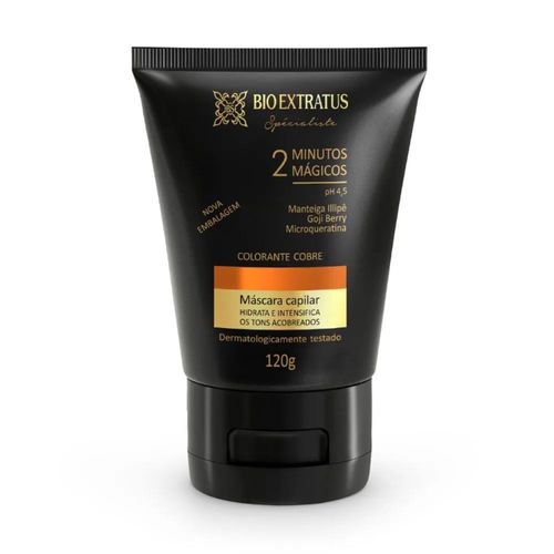 Máscara Bio Extratus Colorante Cobre 120g Máscara Bio Extratus Colorante Cobre 120g
