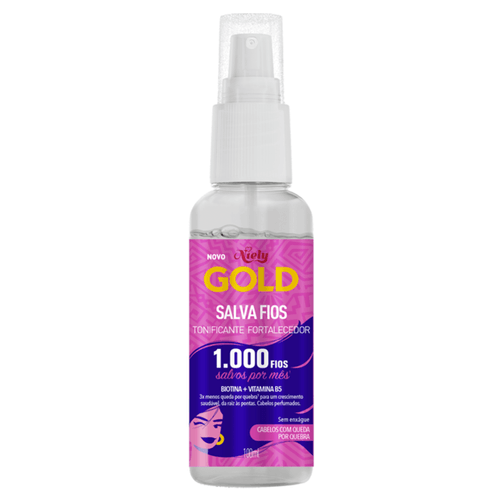 Tônico Niely Gold Salva Fios 100ml