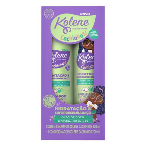 Shampoo + Condicionador Infantil Kolene Cachinhos 300ml + 200ml Cachinhos Shampoo + Condicionador Infantil Kolene Cachinhos 300ml + 200ml Cachinhos