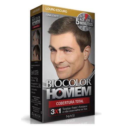 Tintura Biocolor Homem 60g Louro Escuro Tintura Biocolor Homem 60g Louro Escuro