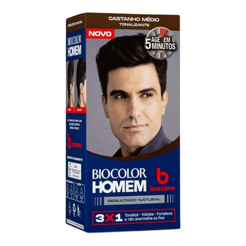 Tintura Biocolor Homem 60g Castanho Médio