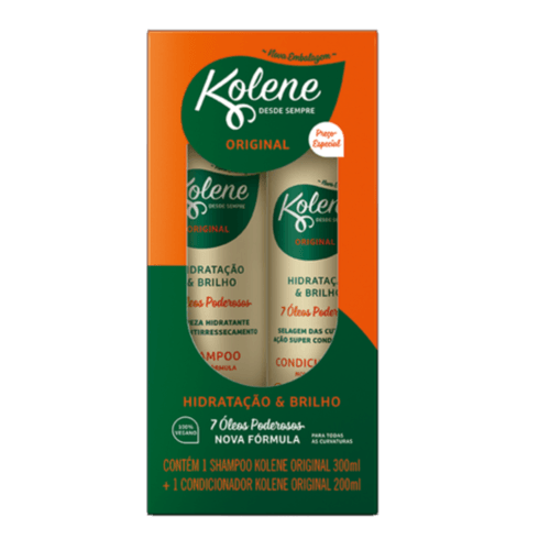 Shampoo + Condicionador Kolene 300ml + 200ml Original Shampoo + Condicionador Kolene 300ml + 200ml Original