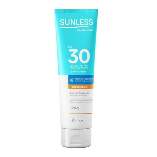 Sunless Protetor Solar Fps30 Toque Seco 120g Sunless Protetor Solar Fps30 Toque Seco 120g