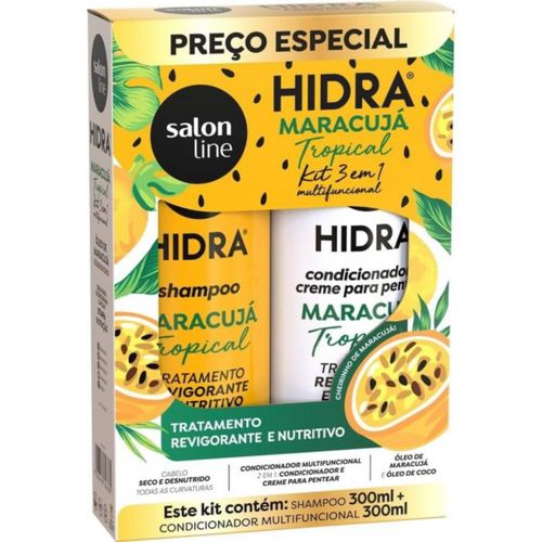 Shampoo + Condicionador Salon Line 300ml Hidra Maracujá Shampoo + Condicionador Salon Line 300ml Hidra Maracujá