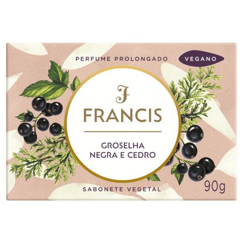 Sabonete Francis Clássico 90g Preto