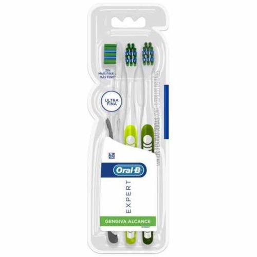 Oral-B Escova Dental Expert Gengiva Alcance 3 Unidades