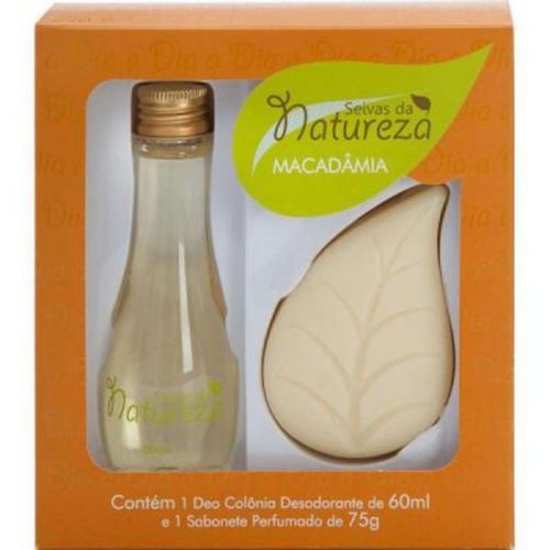 Kit Seivas da Natureza Deo Colonia Macadamia 60ml + Sabonete 75g Kit Seivas da Natureza Deo Colonia Macadamia 60ml + Sabonete 75g