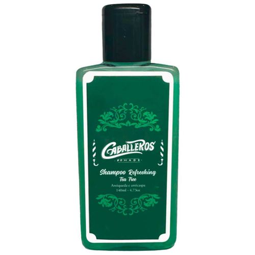 Shampoo Refreshing Tea Tree - Antiqueda e Anticaspa 140mL Caballeros Shampoo Refreshing Tea Tree - Antiqueda e Anticaspa 140mL Caballeros