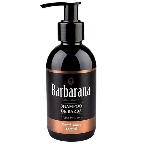 Shampoo de Barba Royal Allure Amadeirado Especiado 150mL Barbarana Shampoo de Barba Royal Allure Amadeirado Especiado 150mL Barbarana
