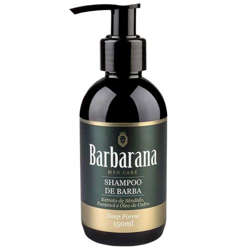 Shampoo de Barba Deep Forest Oriental Amadeirado 150mL Barbarana Shampoo de Barba Deep Forest Oriental Amadeirado 150mL Barbarana