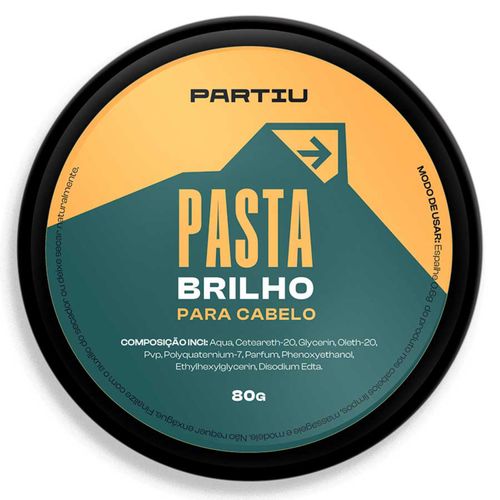 Pasta Brilho para Cabelo Vigor Pomada Efeito Molhado 80g Partiu