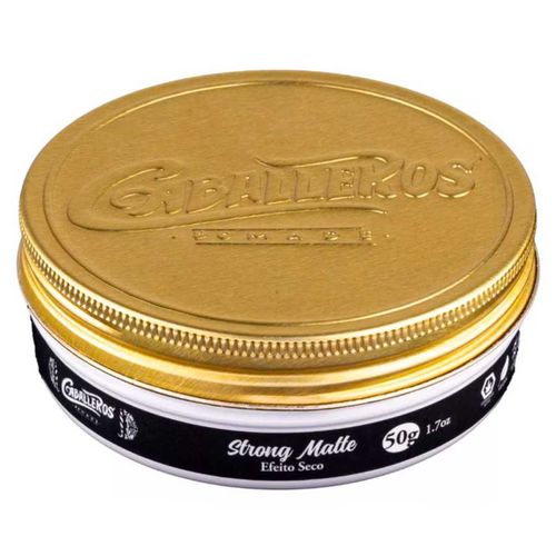 Pomada Strong Matte Pocket - Efeito Seco Alta Fixação 50g Caballeros Pomada Strong Matte Pocket - Efeito Seco Alta Fixação 50g Caballeros