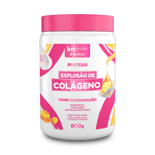 Creme De Pentear Explosão De Colágeno 800G | Bn.cachos