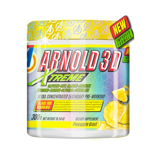 Pré-Treino Arnold 3D Xtreme 300g Abacaxi Arnold Nutrition
