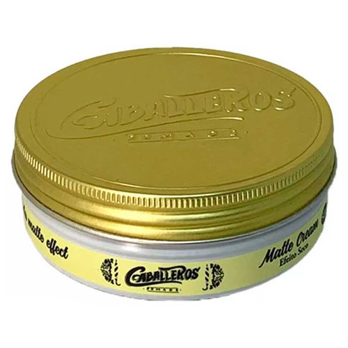 Pomada Matte Cream Pocket - Efeito Seco Média Fixação 50g Caballeros