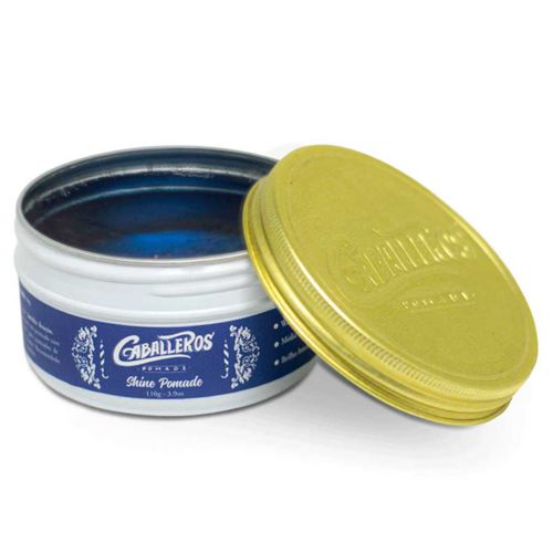 Shine Pomade - Pomada Efeito Brilho Média Fixação 110g Caballeros Shine Pomade - Pomada Efeito Brilho Média Fixação 110g Caballeros