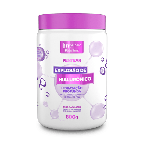 Creme De Pentear Explosão De Hialurônico 800G | Bn.cachos