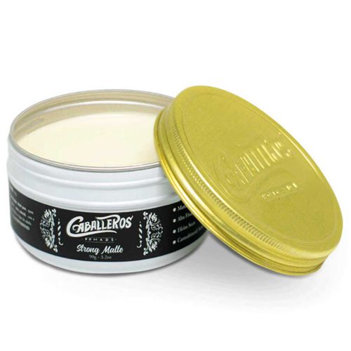 Pomada Strong Matte - Efeito Seco Alta Fixação 90g Caballeros Pomada Strong Matte - Efeito Seco Alta Fixação 90g Caballeros