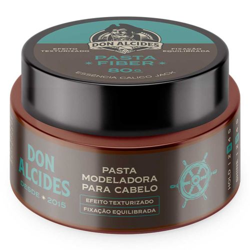 Pasta Fiber Calico Jack Pomada Para Cabelo Média Fixação 80g Don Alcides Pasta Fiber Calico Jack Pomada Para Cabelo Média Fixação 80g Don Alcides