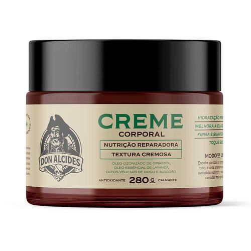 Creme Corporal Masculino Cítrico Hidratante Firmador 280g Don Alcides Creme Corporal Masculino Cítrico Hidratante Firmador 280g Don Alcides
