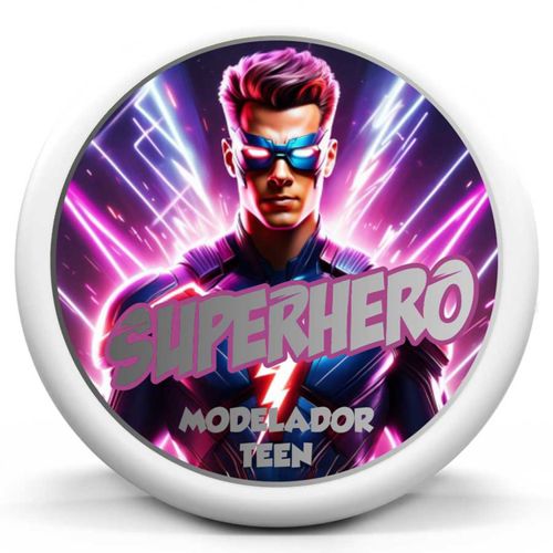 Modelador Teen Superhero - Pomada Efeito Brilho Fixação Forte 90g Overlord
