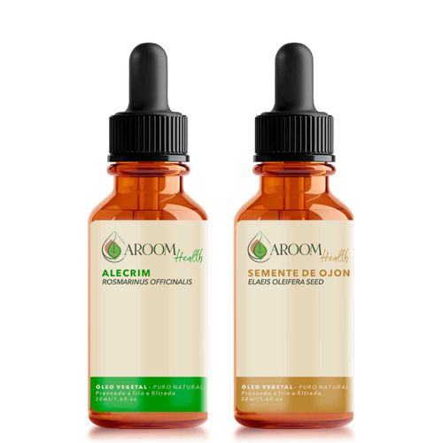 Kit de óleos  Alecrim, semente de Ojon - 30 ml cada