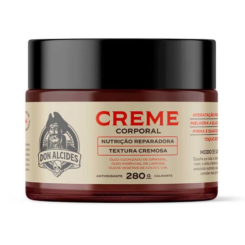 Creme Corporal Masculino Amadeirado Hidratante Firmador 280g Don Alcides Creme Corporal Masculino Amadeirado Hidratante Firmador 280g Don Alcides
