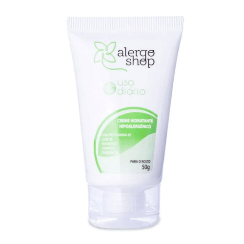 Creme Hidratante Facial Hipoalergênico Uso Diário 50g - Alergoshop