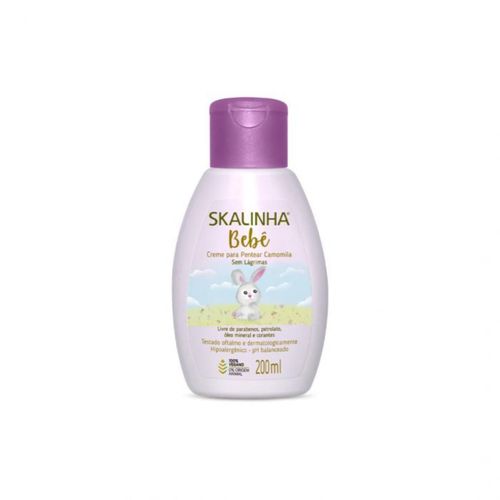 Creme Para Pentear Infantil Skalinha 200g Bebe Camomila