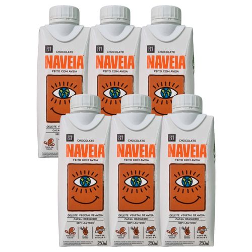 Kit 6X: Bebida Vegetal de Aveia Chocolate Naveia 250ml Kit 6X: Bebida Vegetal de Aveia Chocolate Naveia 250ml