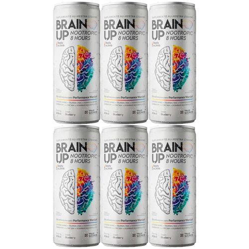 Kit 6X: True Brain Up Nootropic Ready to Drink Blueberry True Source 269ml Kit 6X: True Brain Up Nootropic Ready to Drink Blueberry True Source 269ml