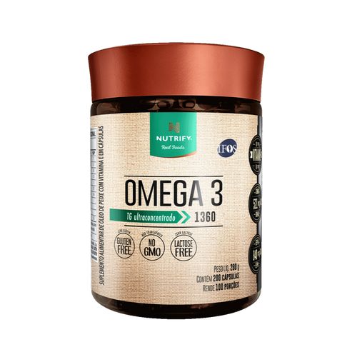 Ômega 3 TG Ultraconcentrado Nutrify 200 Cápsulas Ômega 3 TG Ultraconcentrado Nutrify 200 Cápsulas
