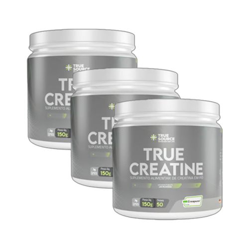 Kit 3X: Creatine 100% Creapure True Source 150g