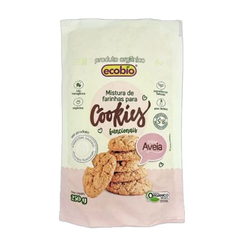 Mistura para Cookies Funcional Aveia Orgânico Ecobio 250g