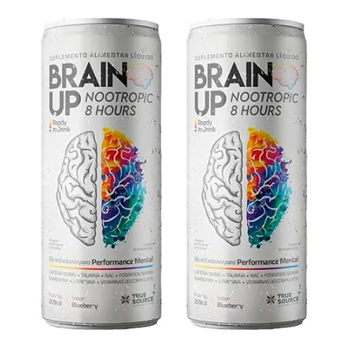 Kit 2X: True Brain Up Nootropic Ready to Drink Blueberry True Source 269ml Kit 2X: True Brain Up Nootropic Ready to Drink Blueberry True Source 269ml