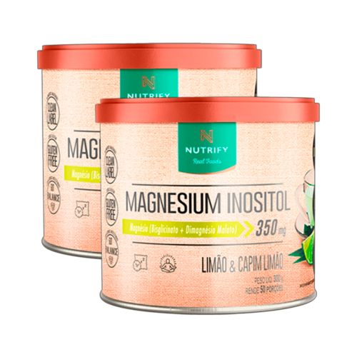 Kit 2X: Magnésio Inositol Limão e Capim Limão 300g