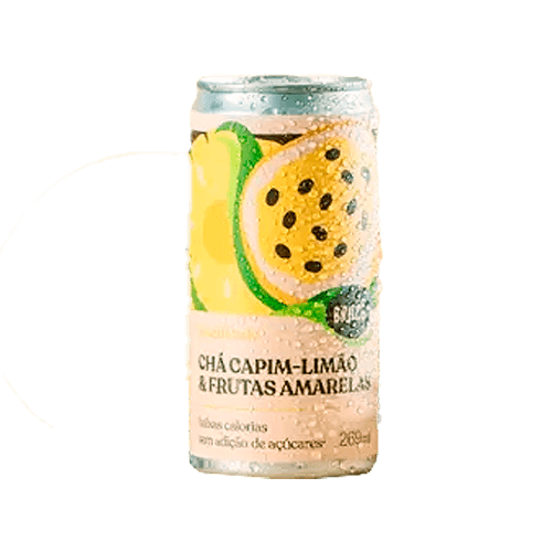 Chá de Capim Limão com Frutas Amarelas Gaseificado Brazô 269ml