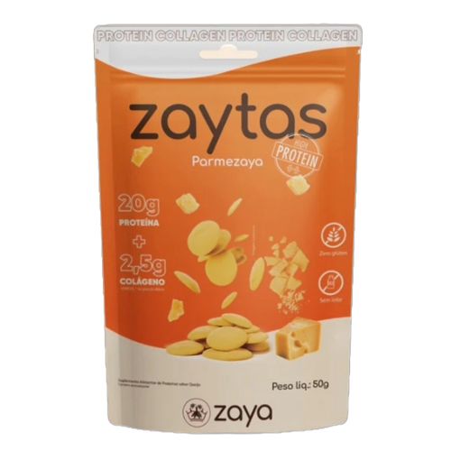 Biscoito Parmezaya Protein Sem Glúten Zaya 50g