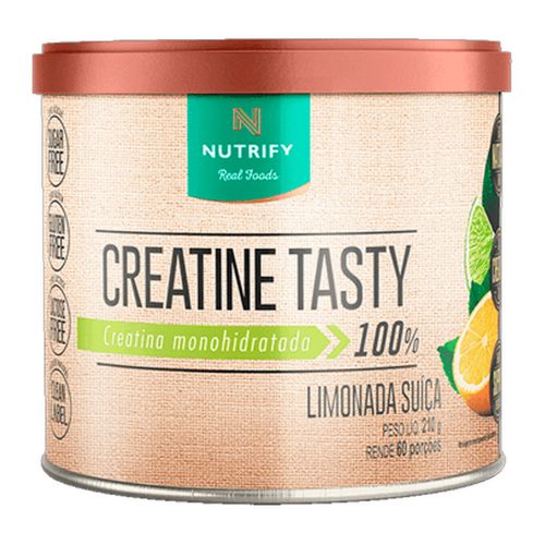 Creatine Tasty Creatina Monohidratada Limonada Suíça Nutrify 210g Creatine Tasty Creatina Monohidratada Limonada Suíça Nutrify 210g