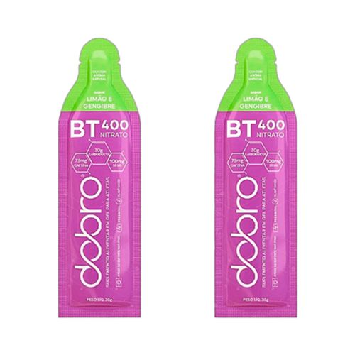 Kit 2X: BT Nitrato Limão e Gengibre com Cafeína Gel Dobro 30g Kit 2X: BT Nitrato Limão e Gengibre com Cafeína Gel Dobro 30g
